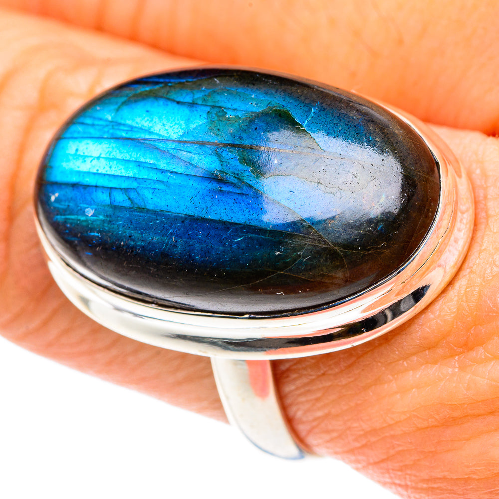 Labradorite Rings handcrafted by Ana Silver Co - RING87697