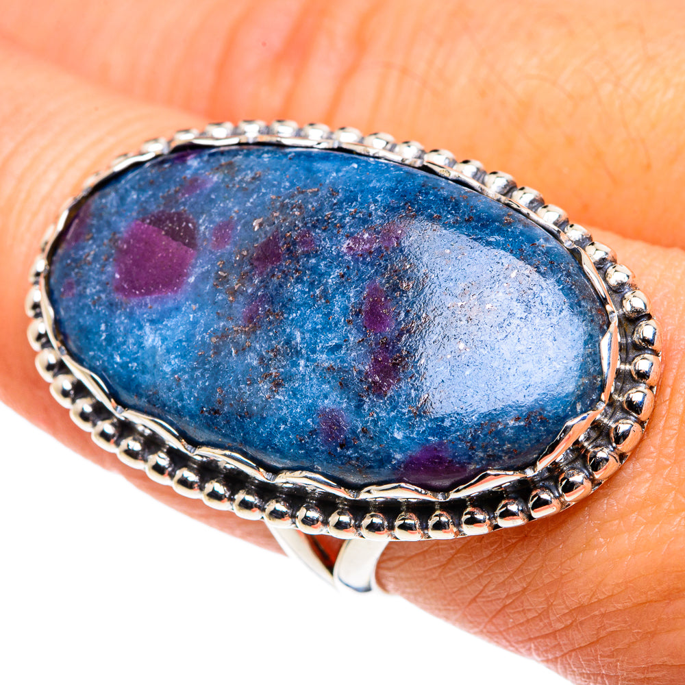 Ruby Fuchsite Rings handcrafted by Ana Silver Co - RING87718