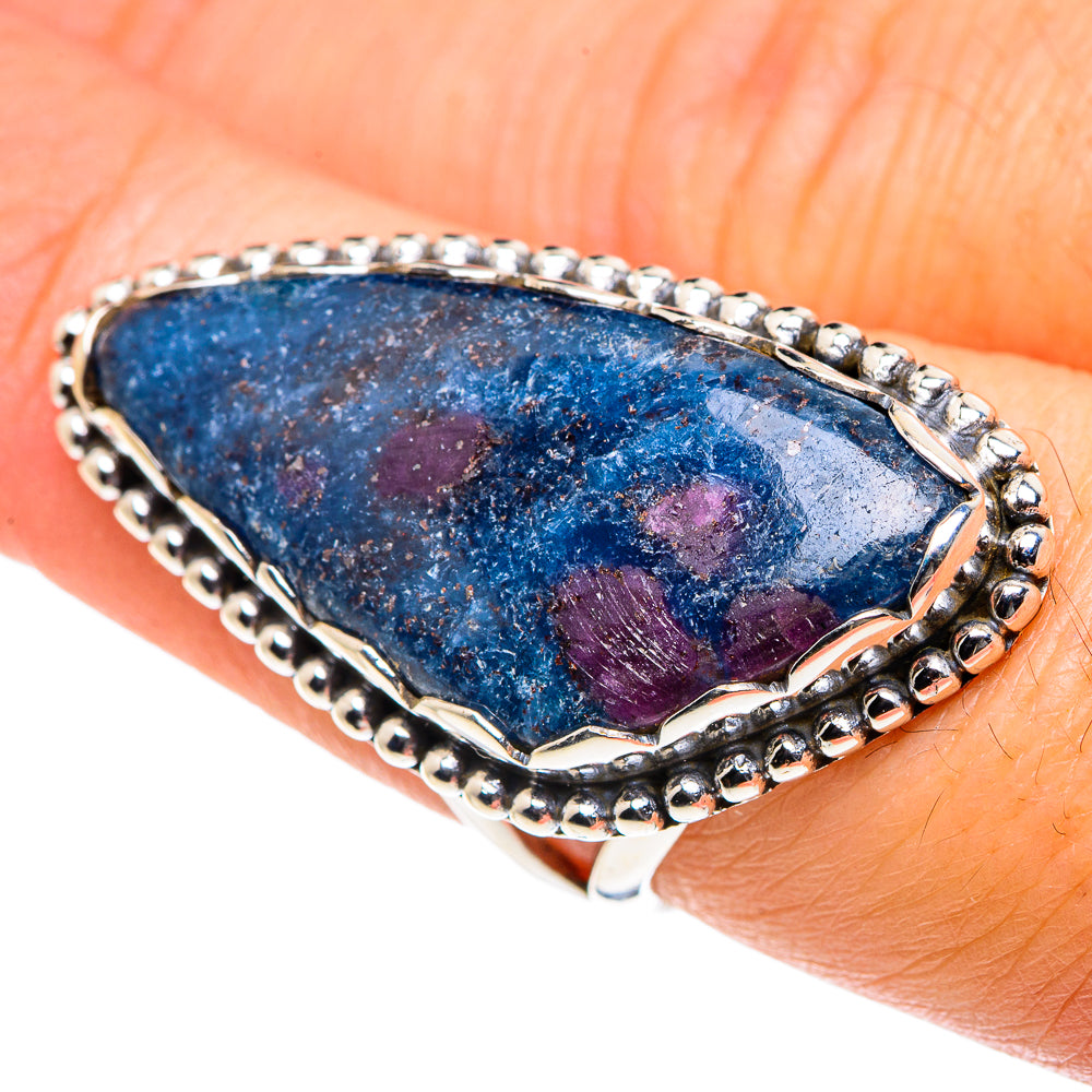 Ruby Fuchsite Rings handcrafted by Ana Silver Co - RING87720
