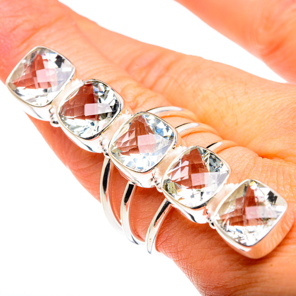 White Quartz Rings handcrafted by Ana Silver Co - RING87723