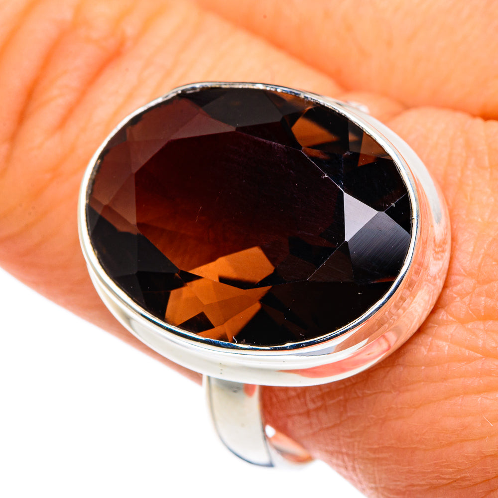 Smoky Quartz Rings handcrafted by Ana Silver Co - RING87724