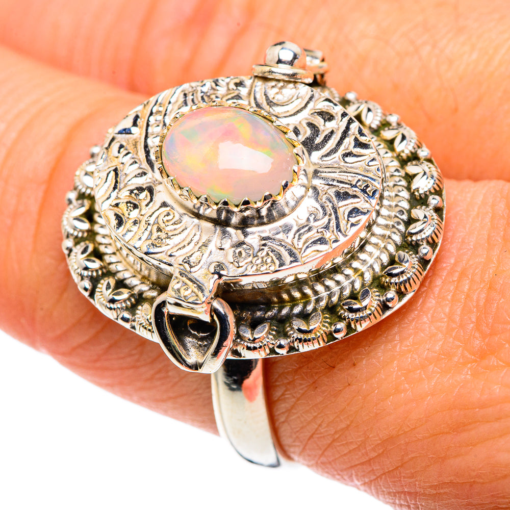 Ethiopian Opal Rings handcrafted by Ana Silver Co - RING87748