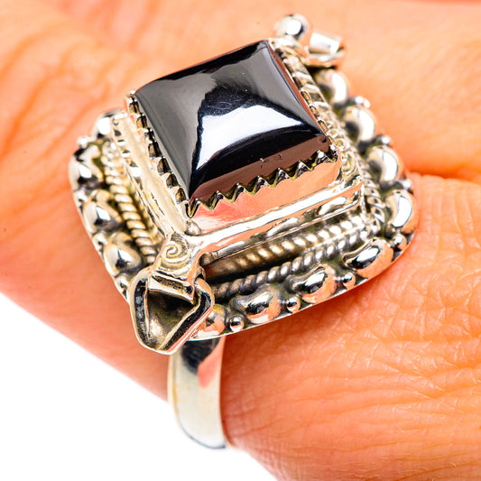 Hematite Rings handcrafted by Ana Silver Co - RING87750