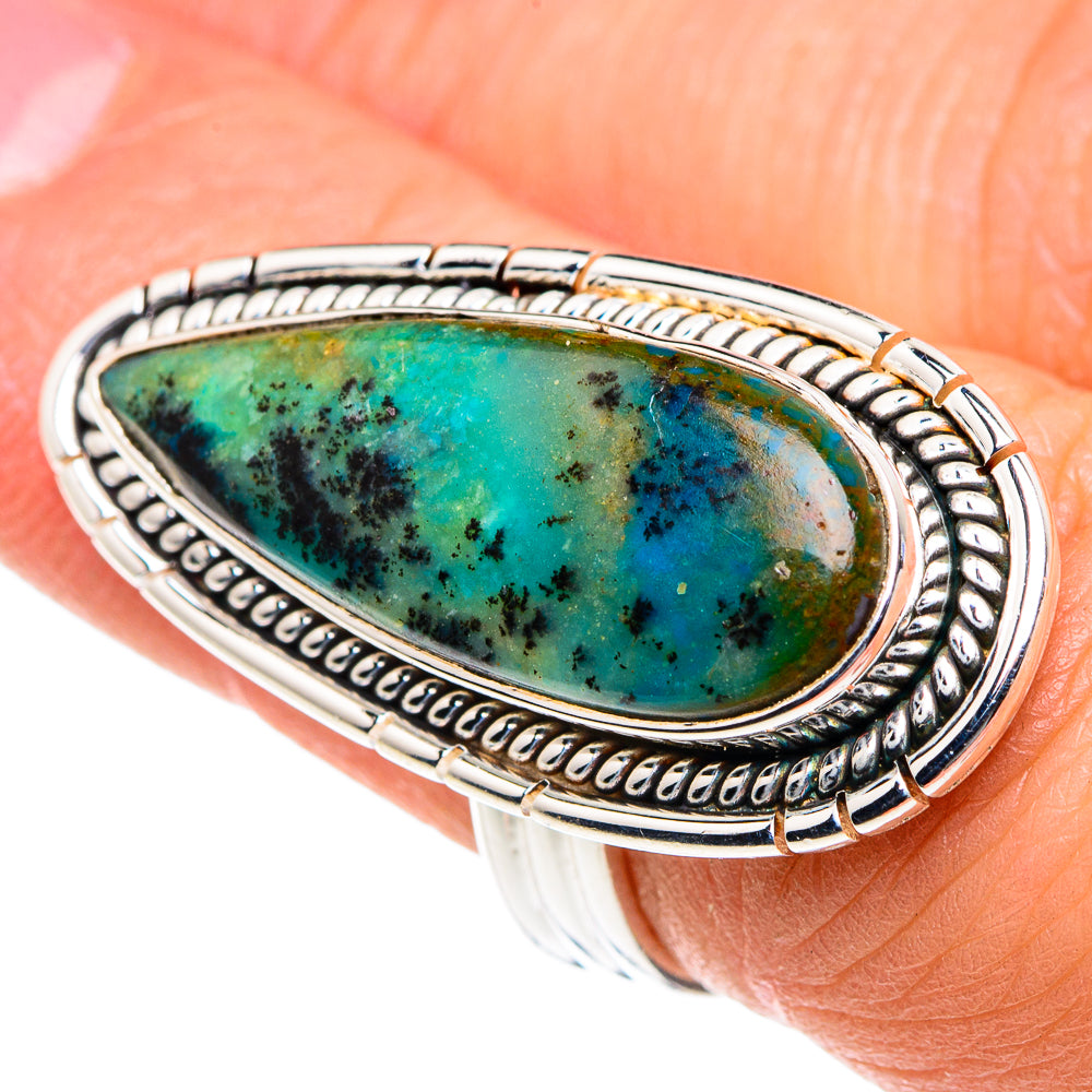 Peruvian Opal Rings handcrafted by Ana Silver Co - RING87751