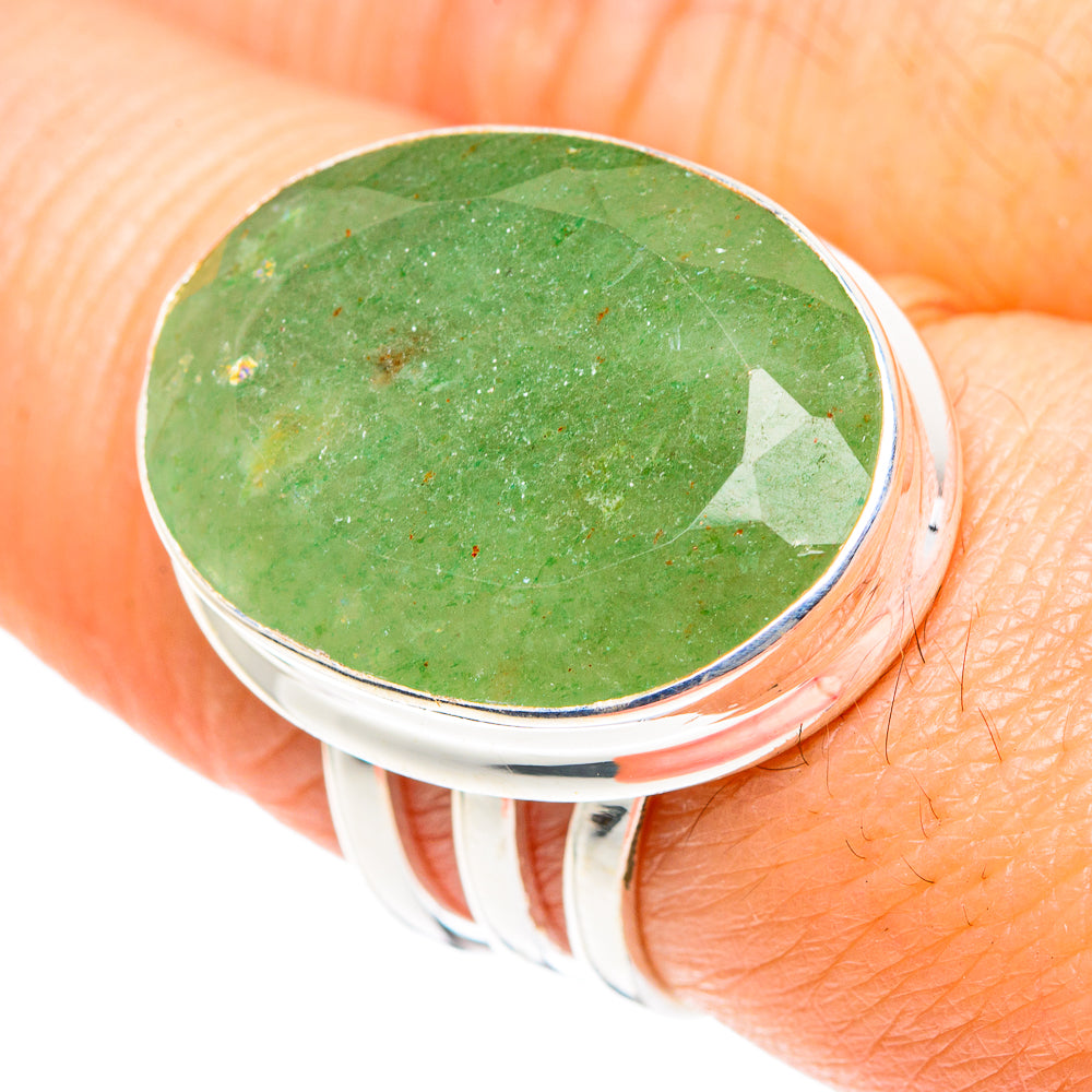 Prehnite Rings handcrafted by Ana Silver Co - RING87756