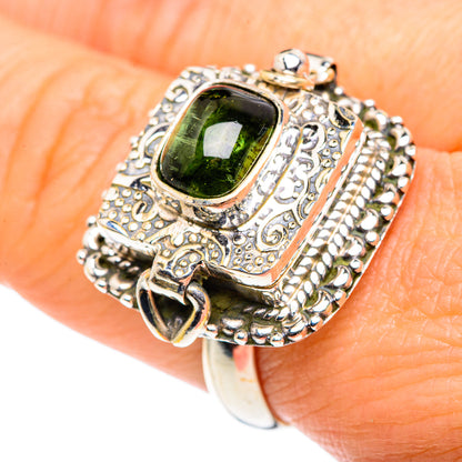 Green Tourmaline Rings handcrafted by Ana Silver Co - RING87757