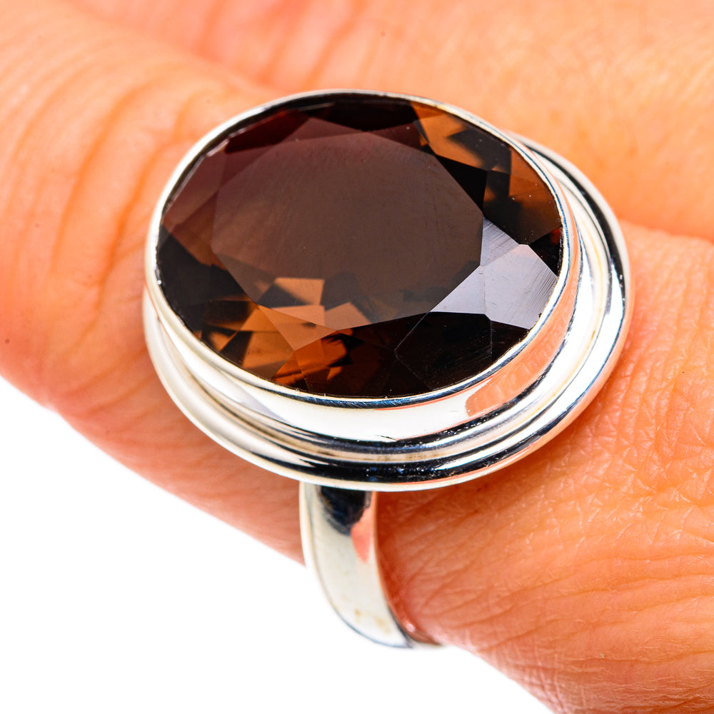 Smoky Quartz Rings handcrafted by Ana Silver Co - RING87761