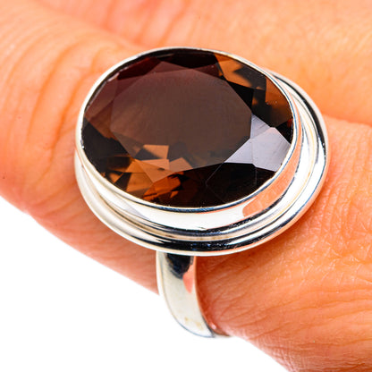 Smoky Quartz Rings handcrafted by Ana Silver Co - RING87761