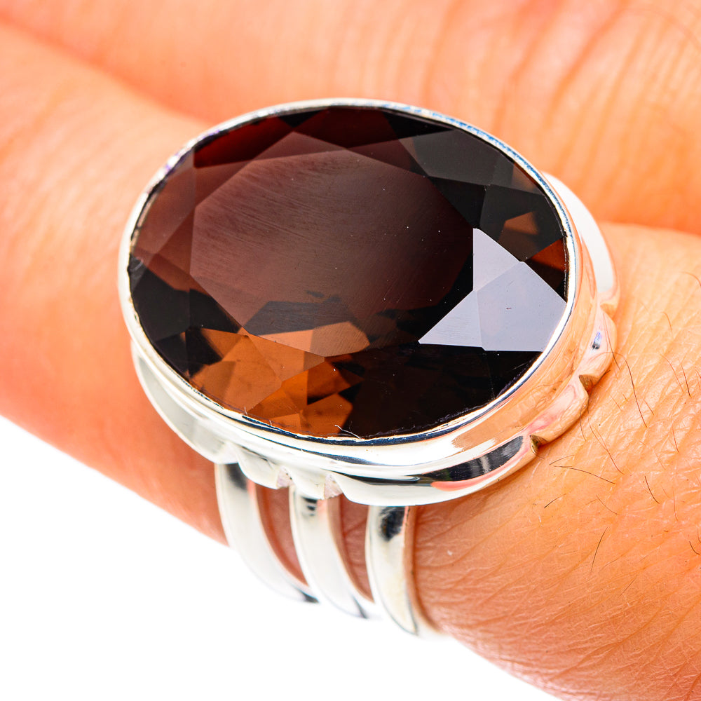 Smoky Quartz Rings handcrafted by Ana Silver Co - RING87763