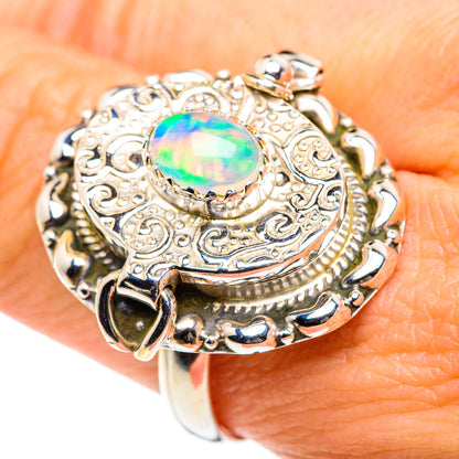 Ethiopian Opal Rings handcrafted by Ana Silver Co - RING87782