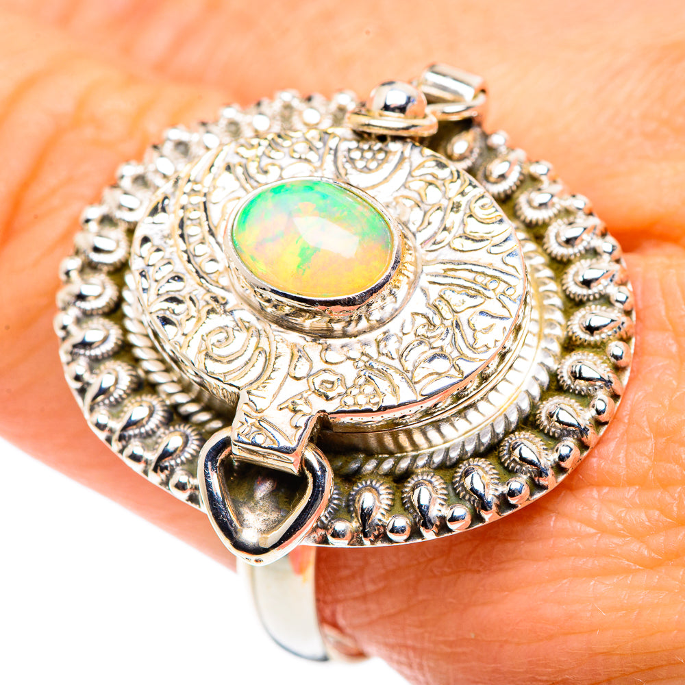 Ethiopian Opal Rings handcrafted by Ana Silver Co - RING87783