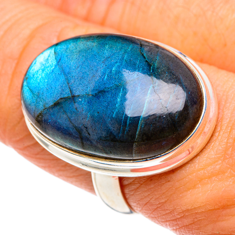 Labradorite Rings handcrafted by Ana Silver Co - RING87788
