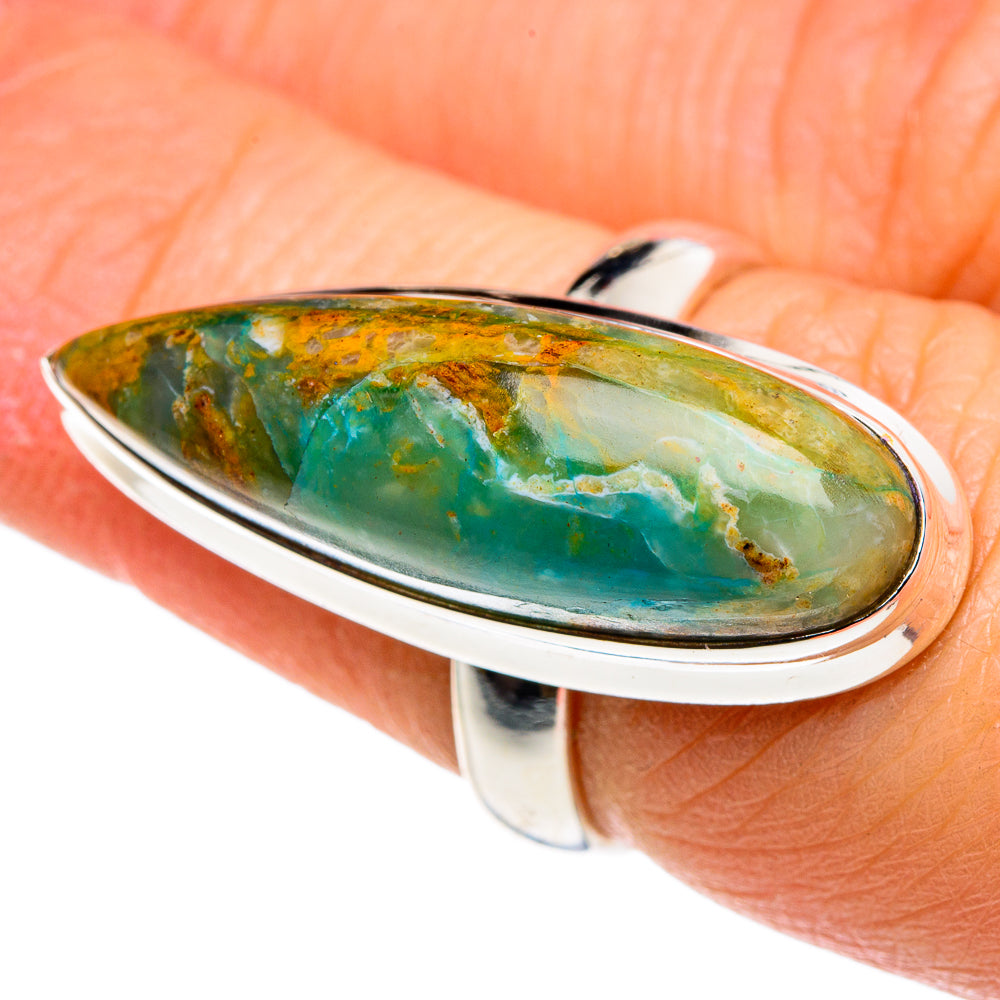 Peruvian Opal Rings handcrafted by Ana Silver Co - RING87791