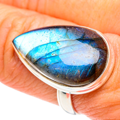 Labradorite Rings handcrafted by Ana Silver Co - RING87792