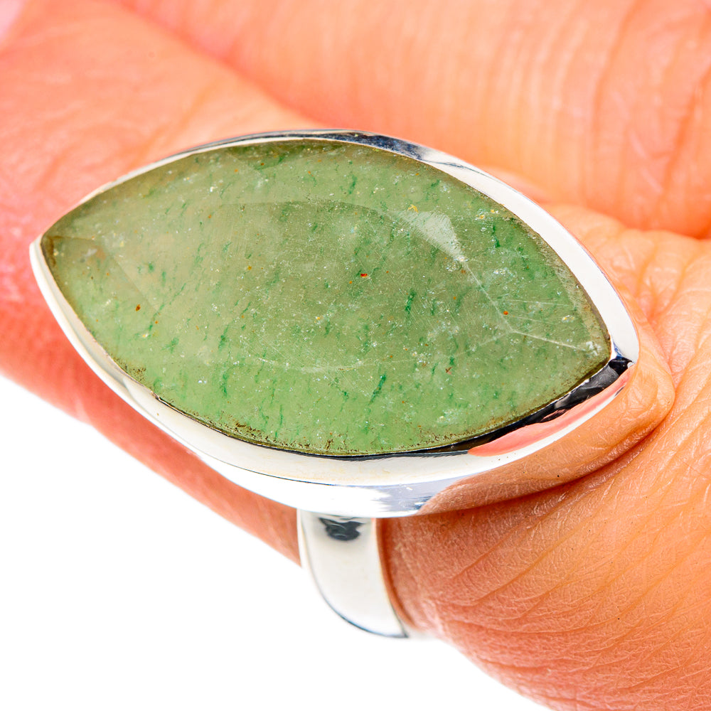 Prehnite Rings handcrafted by Ana Silver Co - RING87793