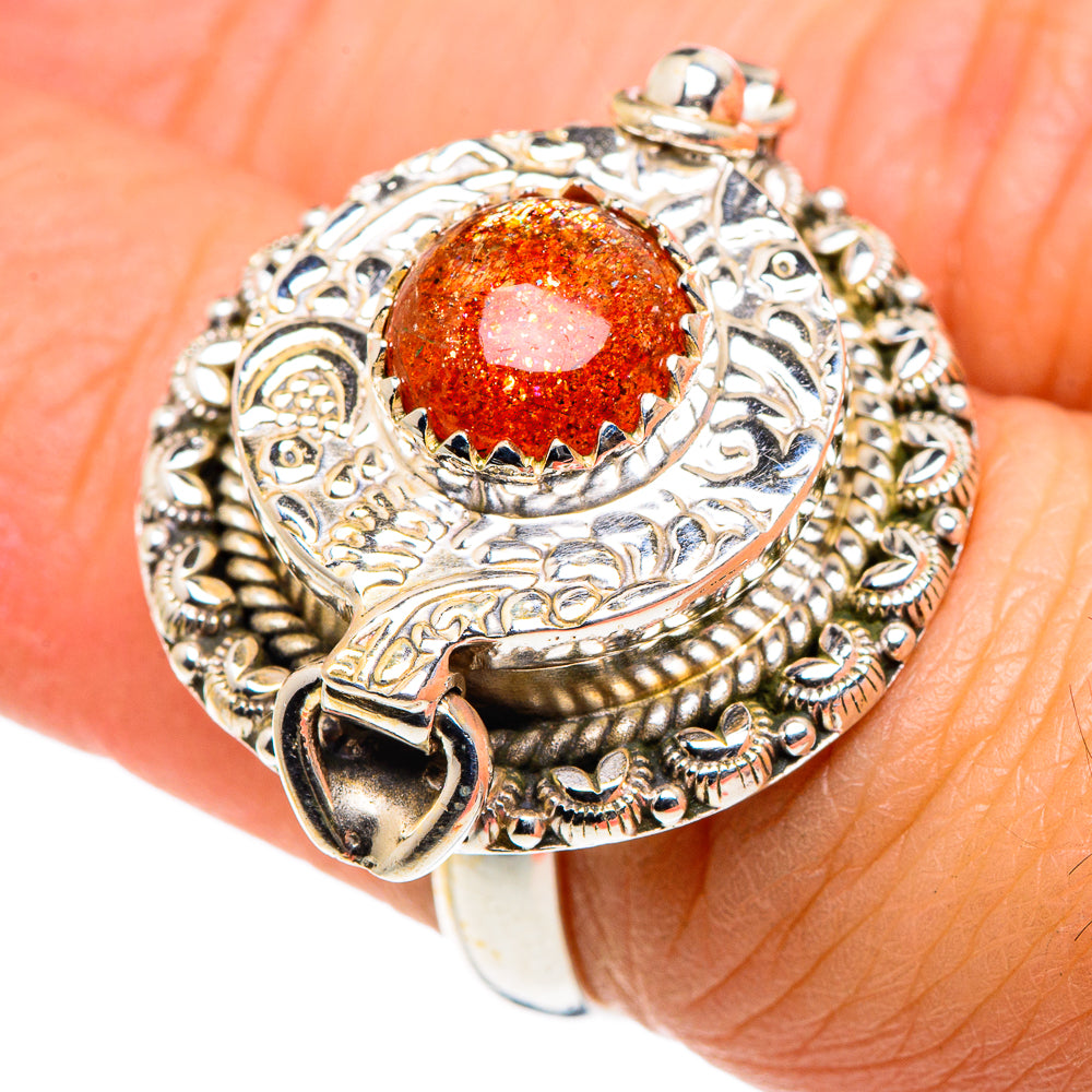Sunstone Rings handcrafted by Ana Silver Co - RING87797