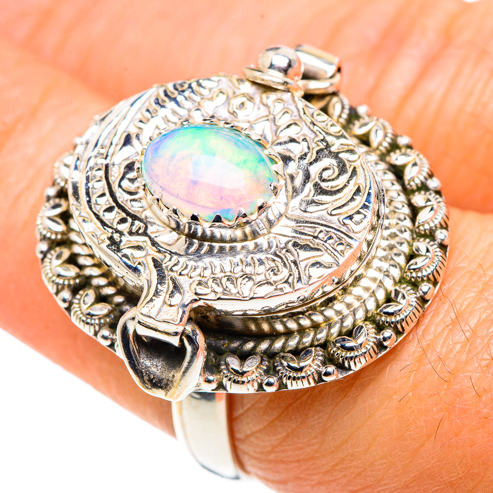 Ethiopian Opal Rings handcrafted by Ana Silver Co - RING87807