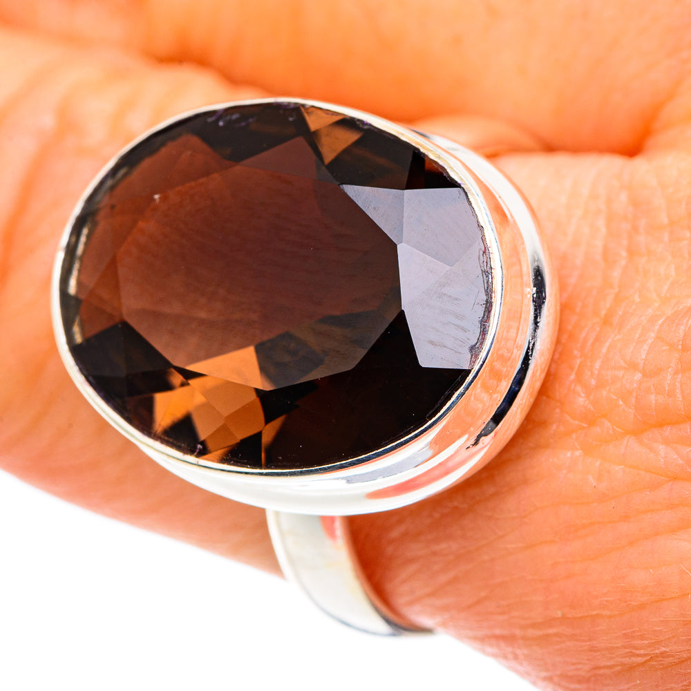 Smoky Quartz Rings handcrafted by Ana Silver Co - RING87811
