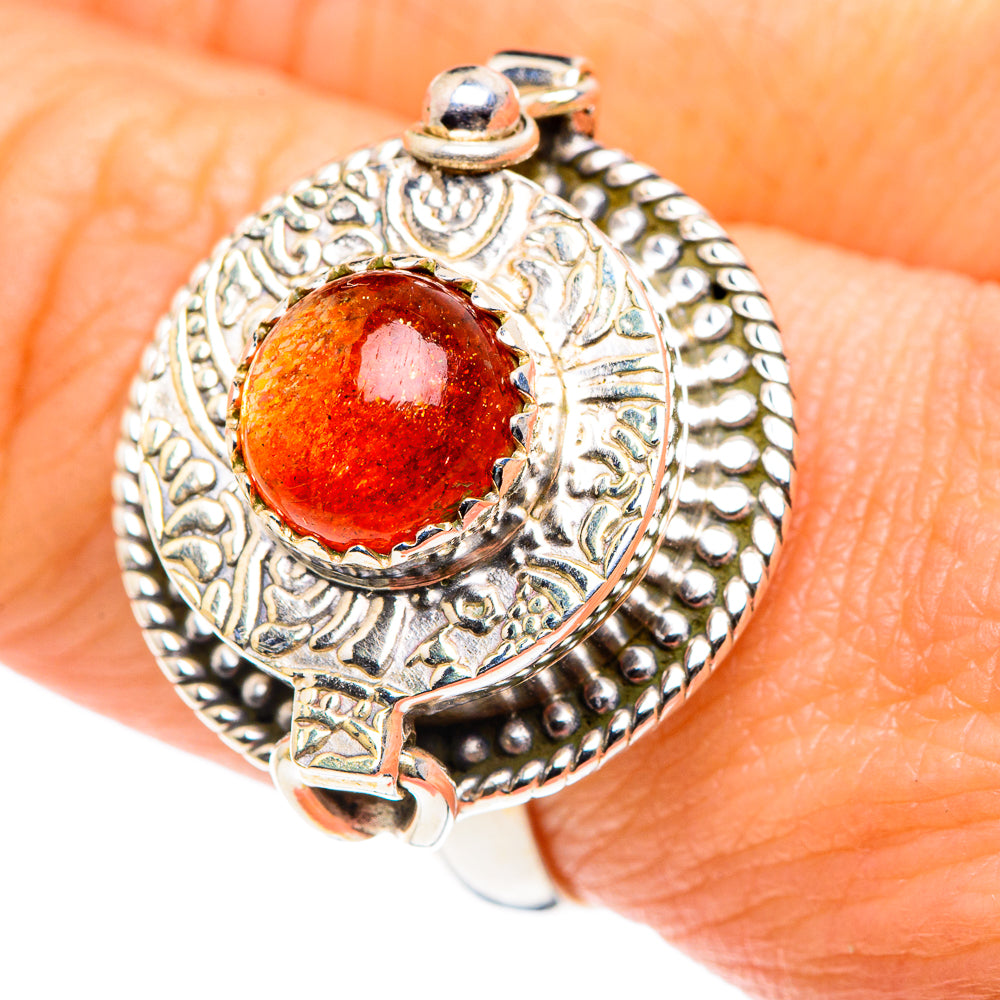 Sunstone Rings handcrafted by Ana Silver Co - RING87812