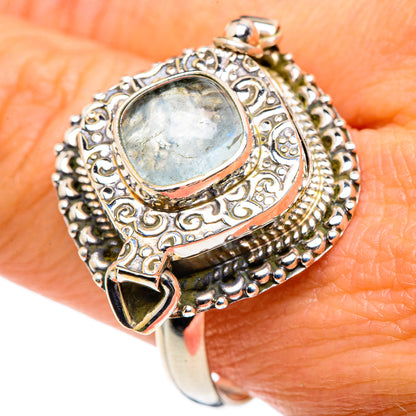 Aquamarine Rings handcrafted by Ana Silver Co - RING87815