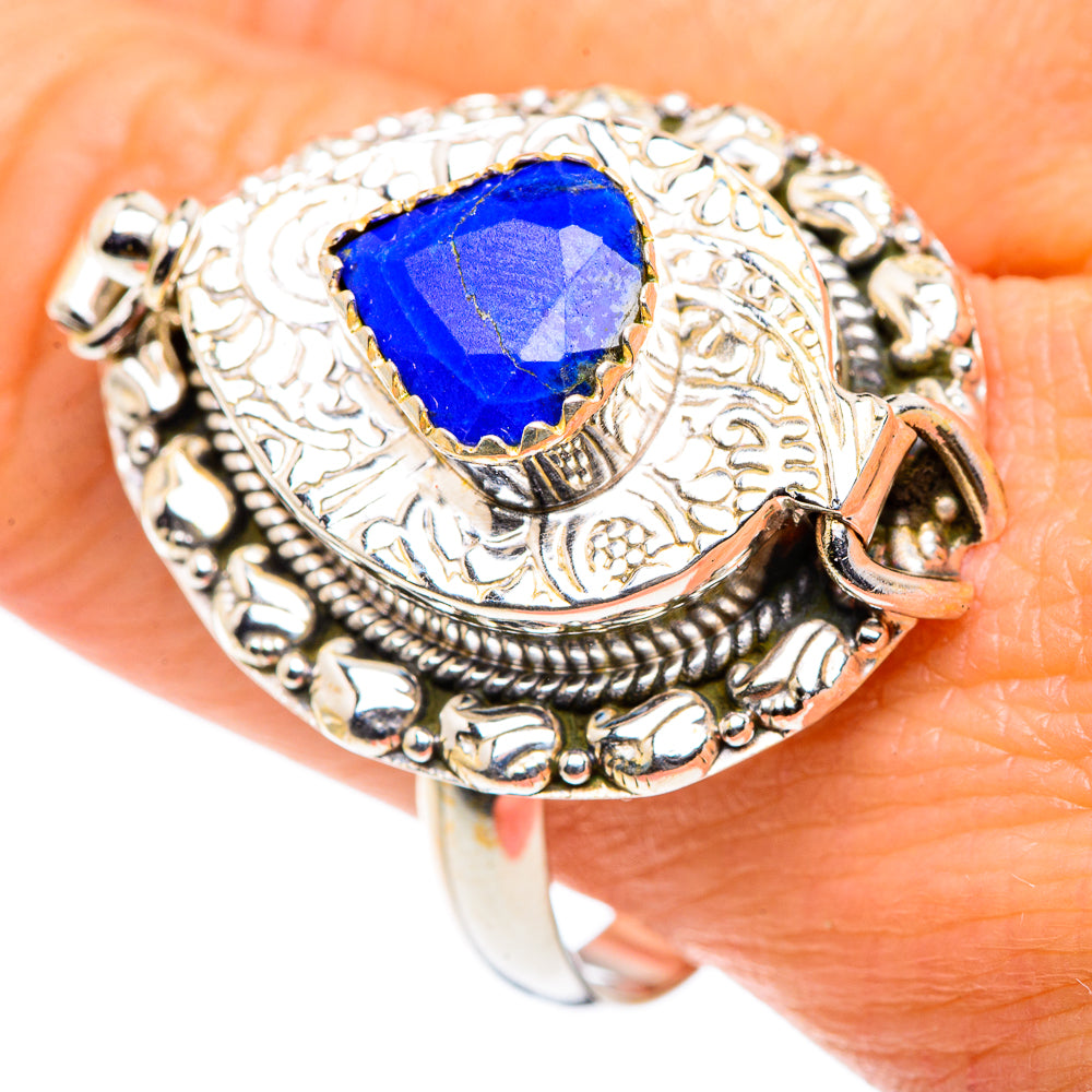 Lapis Lazuli Rings handcrafted by Ana Silver Co - RING87820