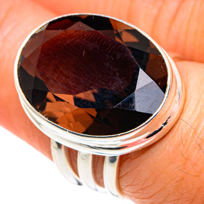 Smoky Quartz Rings handcrafted by Ana Silver Co - RING87832