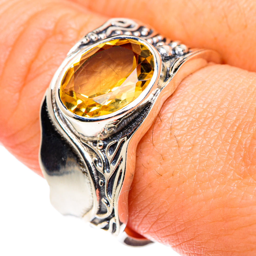 Citrine Rings handcrafted by Ana Silver Co - RING87834