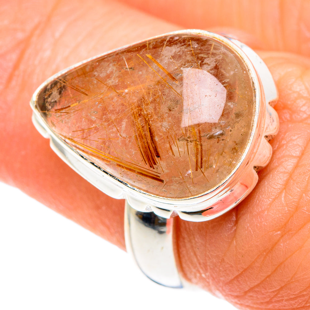 Rutilated Quartz Rings handcrafted by Ana Silver Co - RING87840