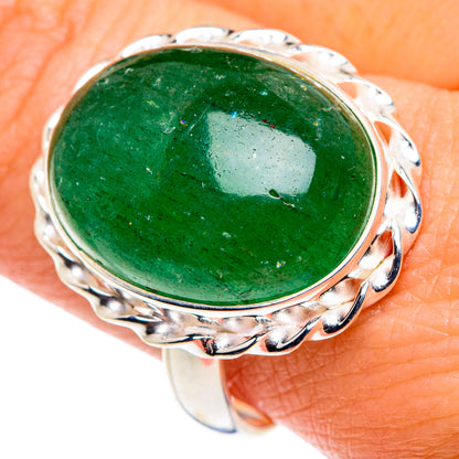 Green Aventurine Rings handcrafted by Ana Silver Co - RING87850