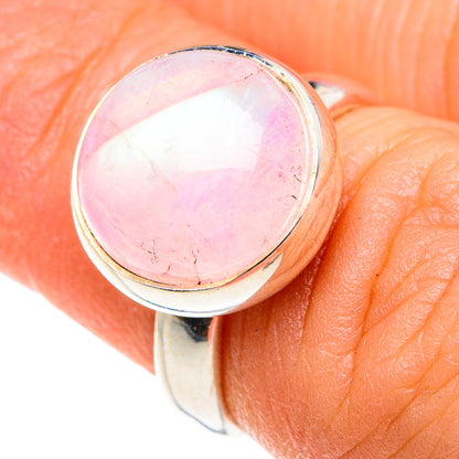 Pink Moonstone Rings handcrafted by Ana Silver Co - RING87857