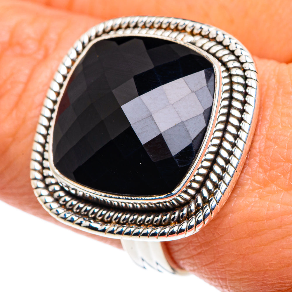 Black Onyx Rings handcrafted by Ana Silver Co - RING87861