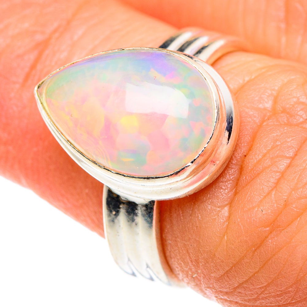 Ethiopian Opal Rings handcrafted by Ana Silver Co - RING87865