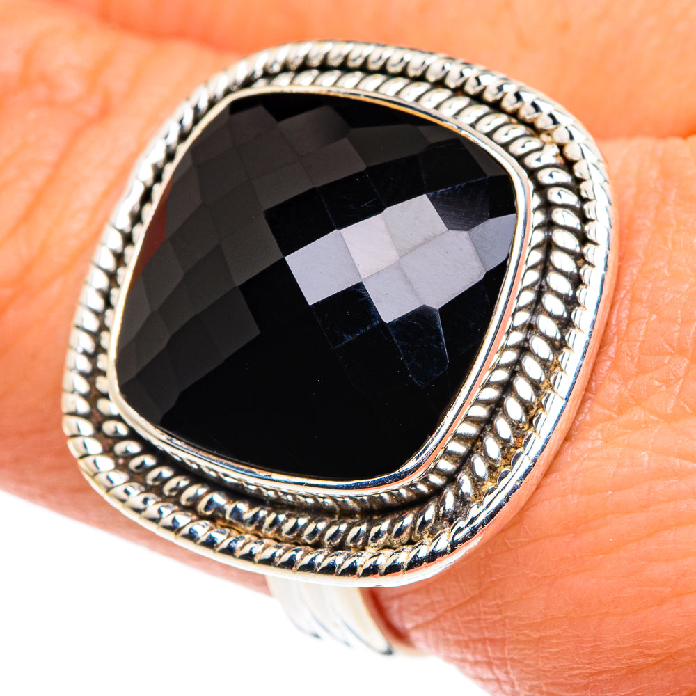 Black Onyx Rings handcrafted by Ana Silver Co - RING87894