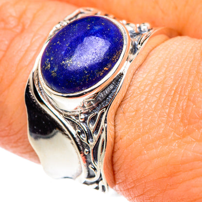Lapis Lazuli Rings handcrafted by Ana Silver Co - RING87898