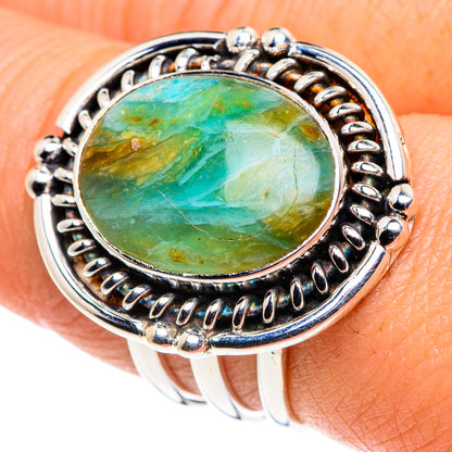 Peruvian Opal Rings handcrafted by Ana Silver Co - RING87900