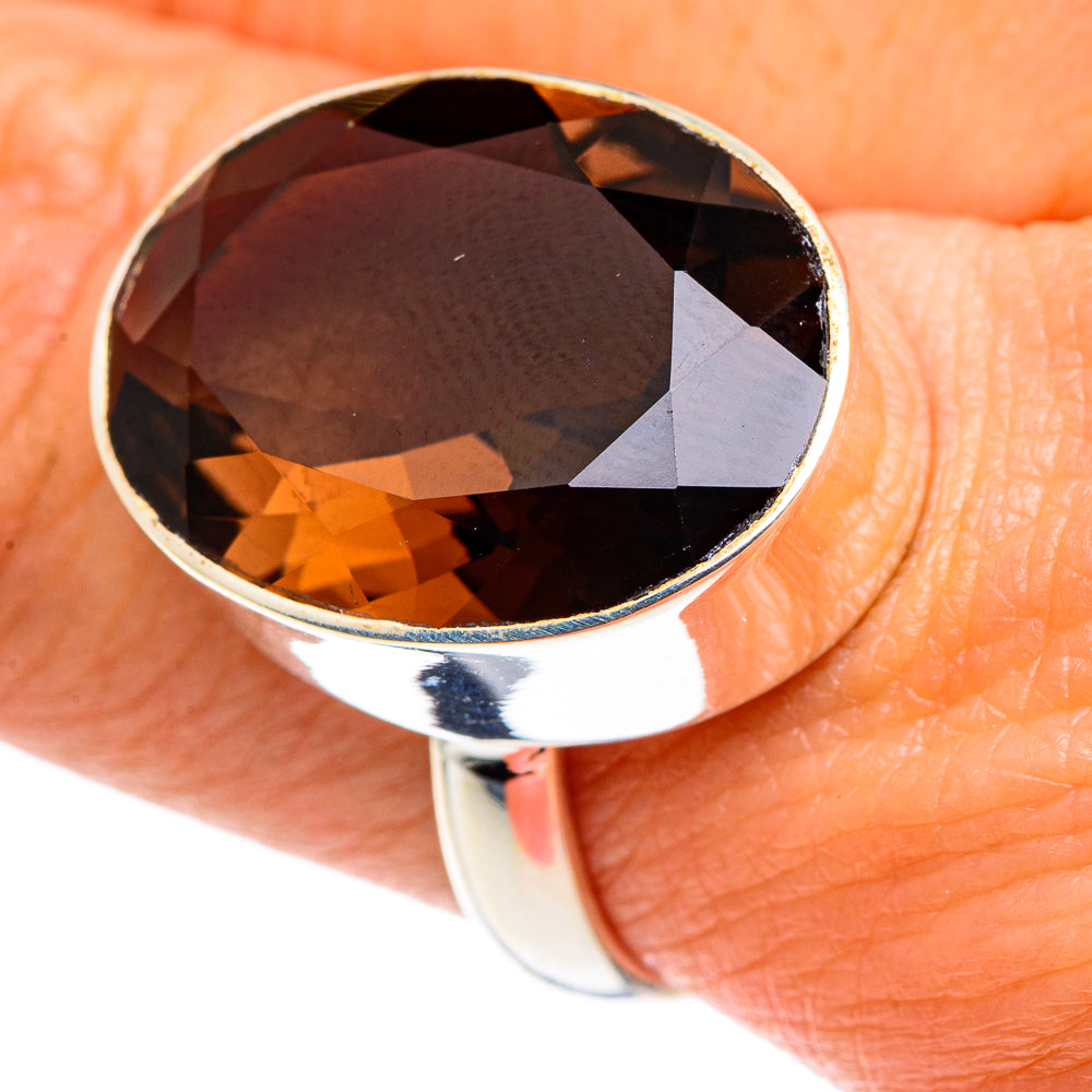 Smoky Quartz Rings handcrafted by Ana Silver Co - RING87904