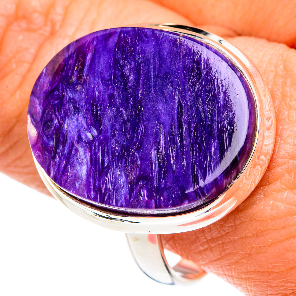 Charoite Rings handcrafted by Ana Silver Co - RING87919