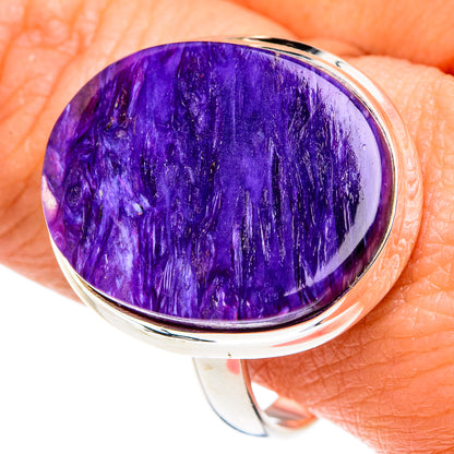 Charoite Rings handcrafted by Ana Silver Co - RING87919