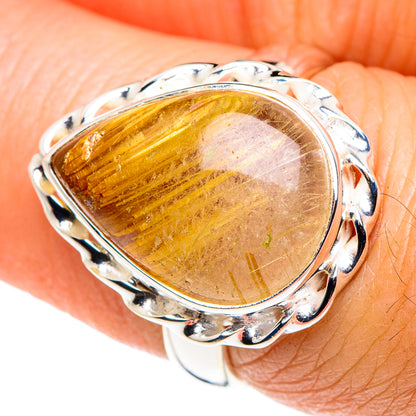 Rutilated Quartz Rings handcrafted by Ana Silver Co - RING87921