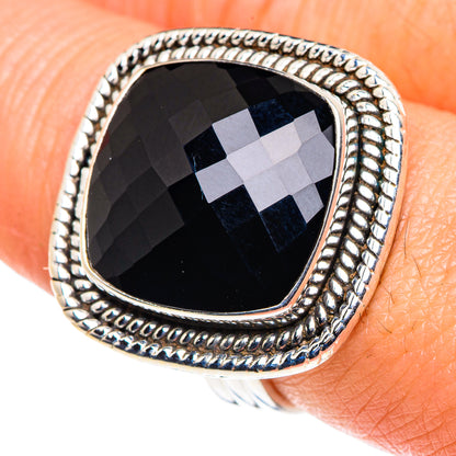 Black Onyx Rings handcrafted by Ana Silver Co - RING87923