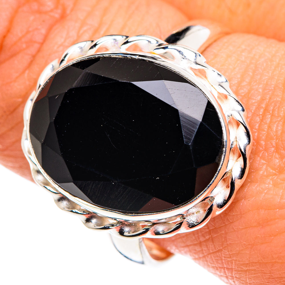 Black Onyx Rings handcrafted by Ana Silver Co - RING87936