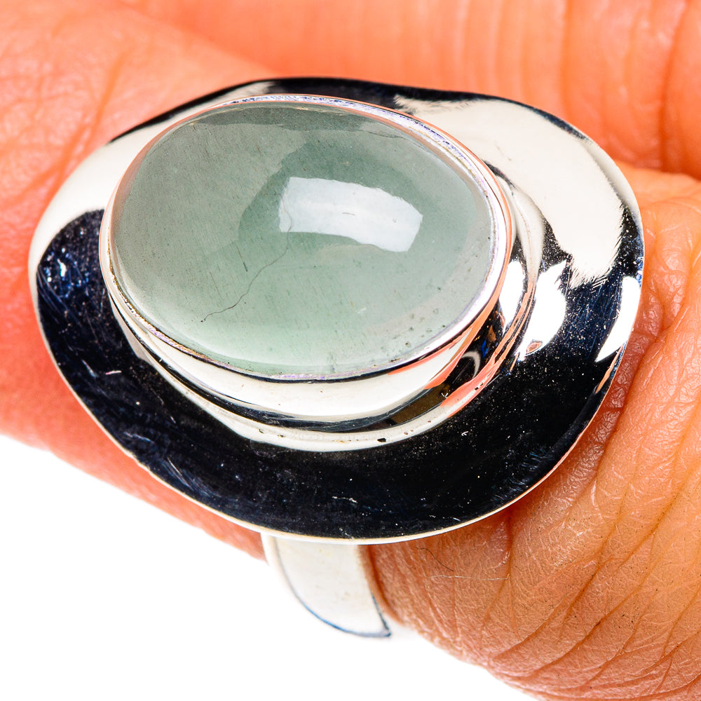 Aqua Chalcedony Rings handcrafted by Ana Silver Co - RING87952