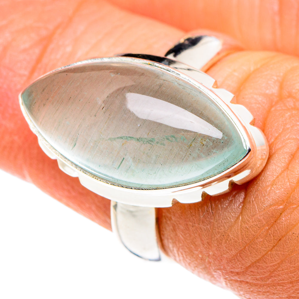 Aqua Chalcedony Rings handcrafted by Ana Silver Co - RING87953