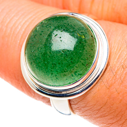 Green Aventurine Rings handcrafted by Ana Silver Co - RING87955