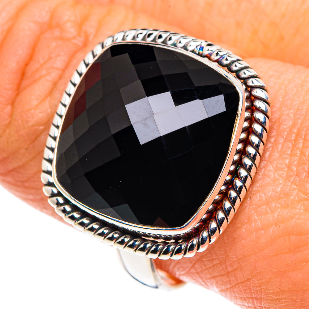 Black Onyx Rings handcrafted by Ana Silver Co - RING87960