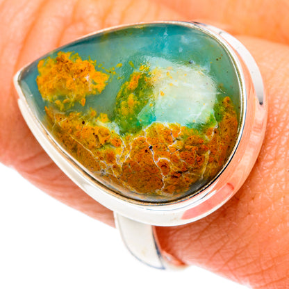 Peruvian Opal Rings handcrafted by Ana Silver Co - RING87961