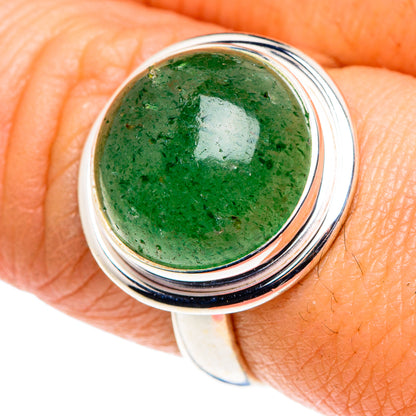 Green Aventurine Rings handcrafted by Ana Silver Co - RING87988