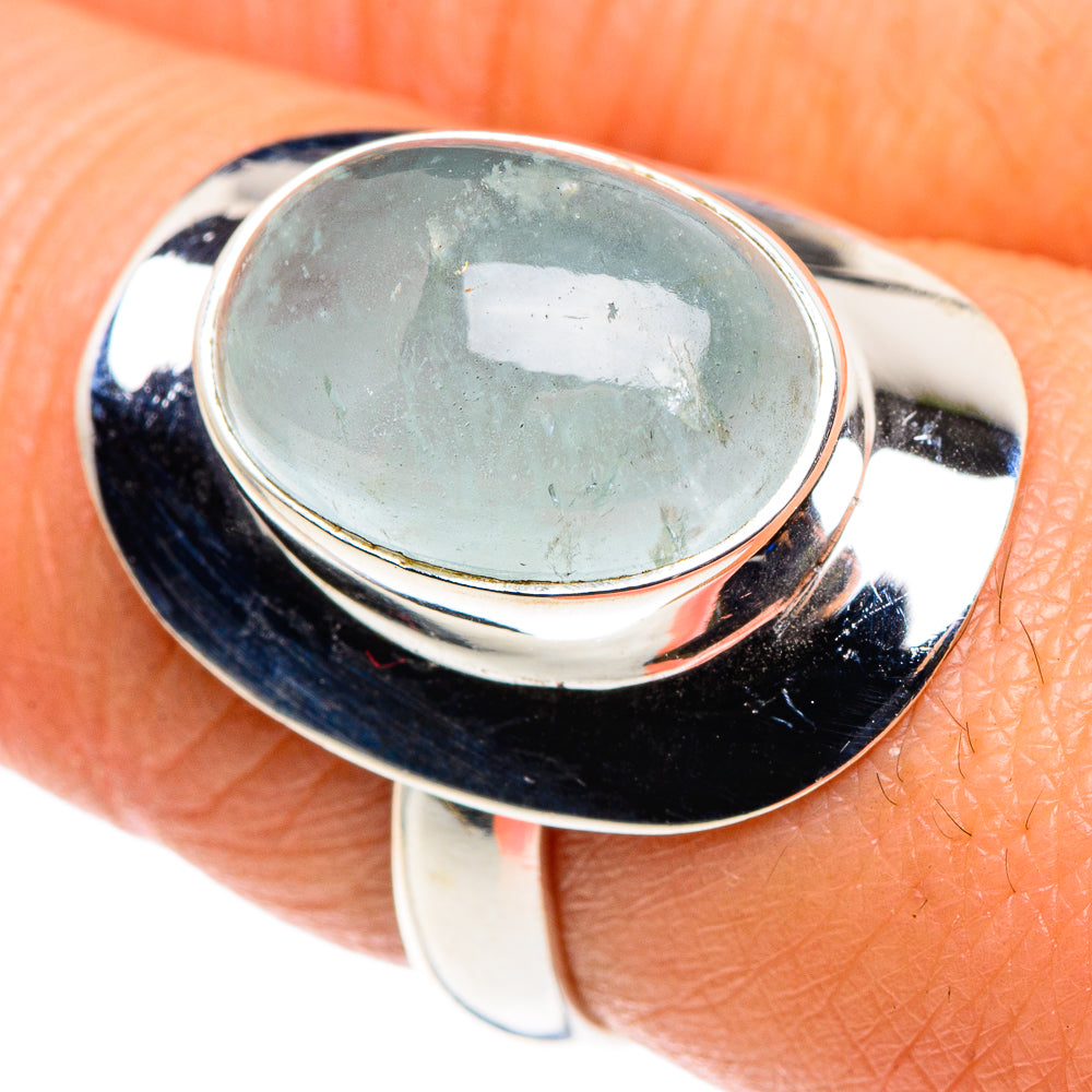 Aquamarine Rings handcrafted by Ana Silver Co - RING87994