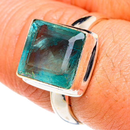Green Fluorite Rings handcrafted by Ana Silver Co - RING88007
