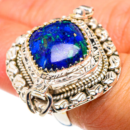 Azurite Rings handcrafted by Ana Silver Co - RING88027